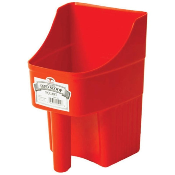 3 QT PLASTIC SCOOP ASSORT COL