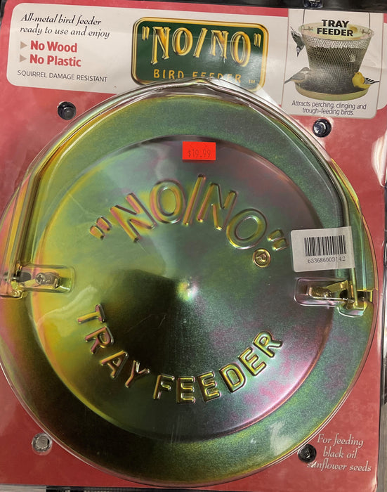 NO/NO BRASS TRAY FEEDER