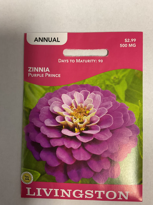 ZINNIA PURPLE PRINCE 500MG