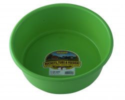 5 QT PLASTIC PAN GREEN/BERRY