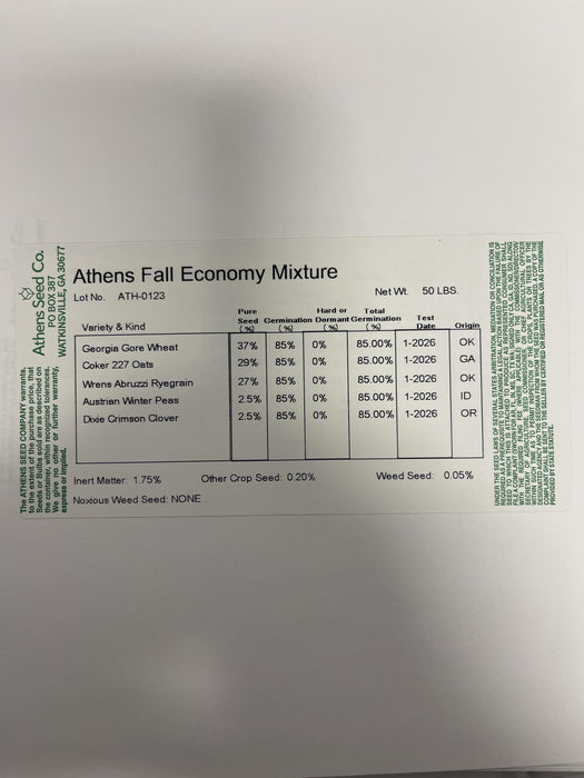 FALL MIX-ECONOMY 50#