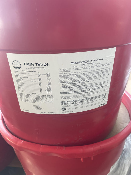 FORAGE PARTNER TUB 200# RED