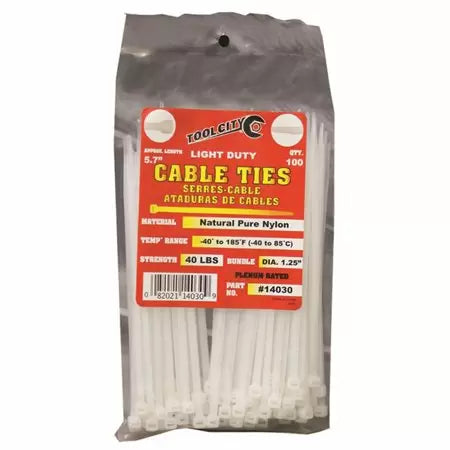 100PC NATURAL 5.7" 40# LIGHT