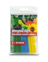 COLORED PLANT LABELS 5"
