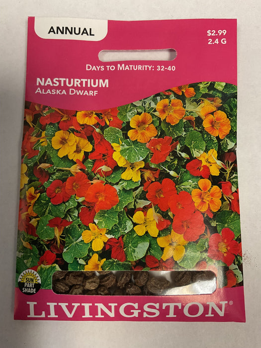 NASTURTIUM ALASKA DWARF 2.4G