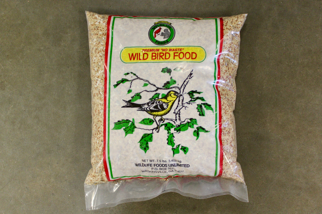 ASC-NO WASTE BIRD FOOD 7.5#