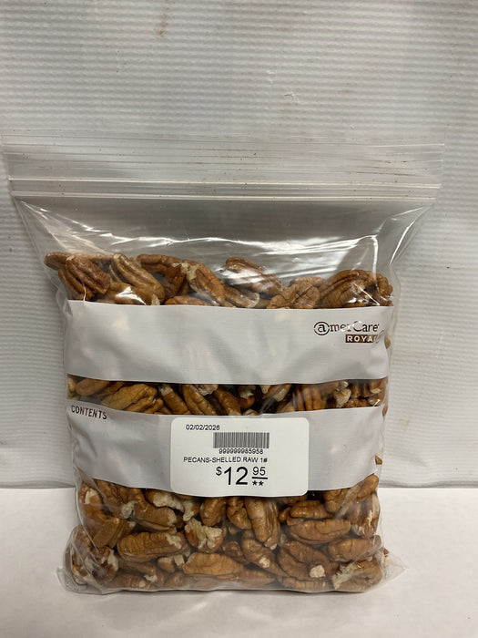 PECANS-SHELLED RAW 1#