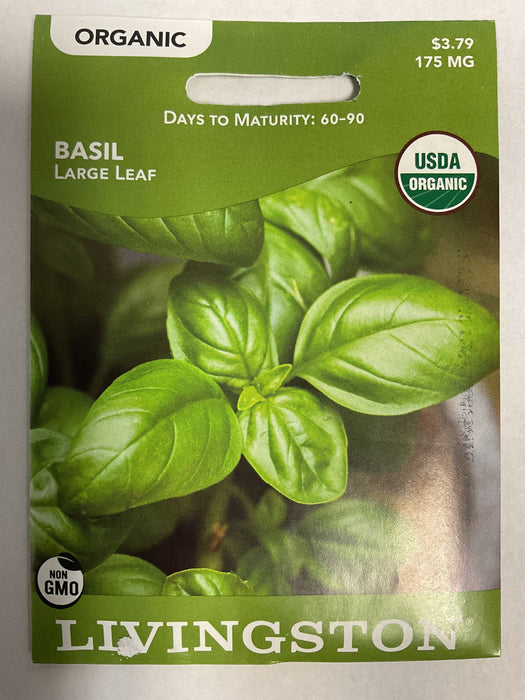 ORGANIC- BASIL LARGE LEAF
