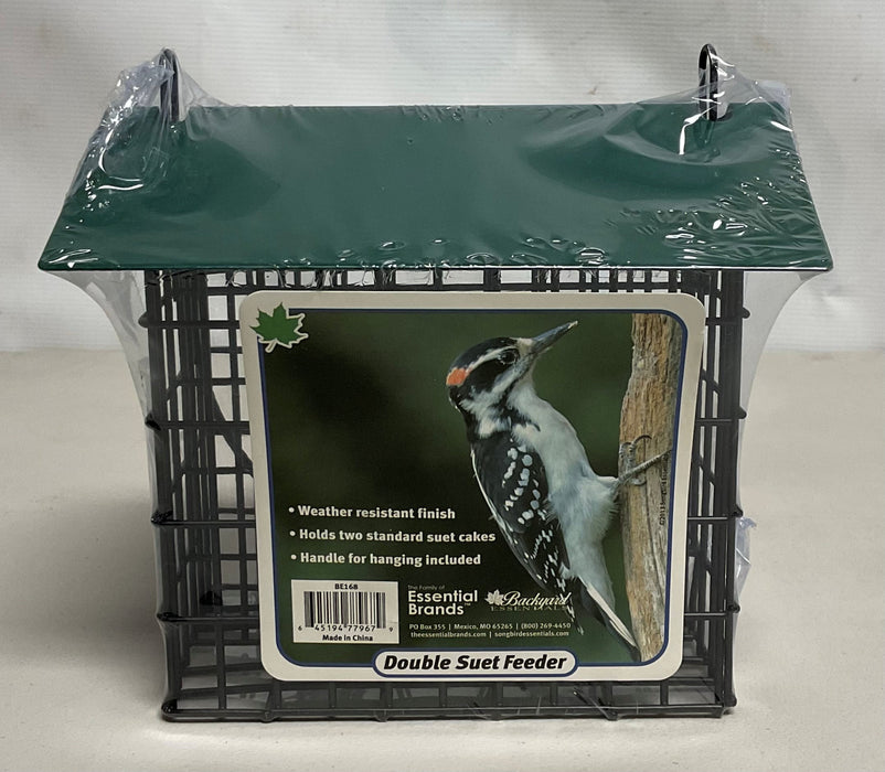 DOUBLE SUET FEEDER W TOP BE168