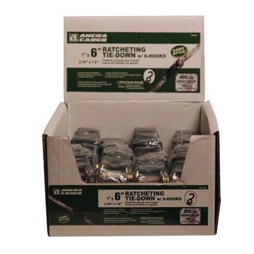 RATCHET TIE DOWN CAMO 1" X6'