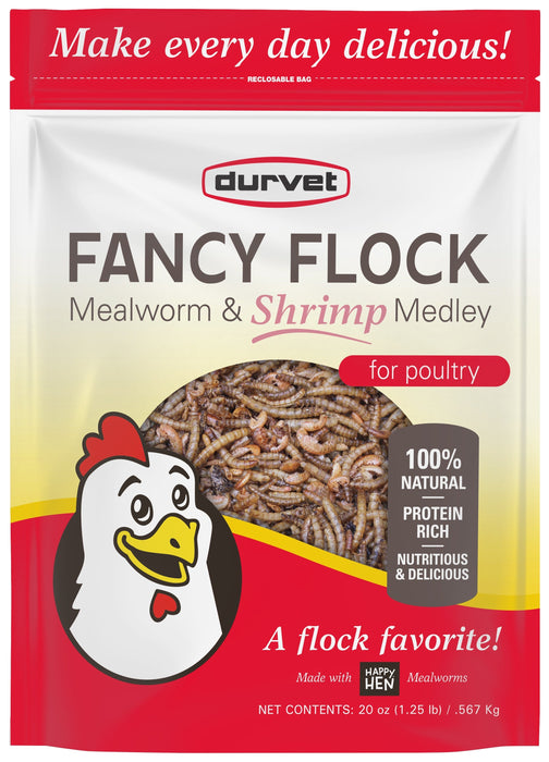 FANCY FLOCK MEALWORM & SHRIMP