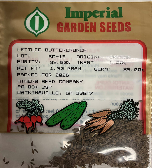 BUTTERCRUNCH LETTUCE 1.50 GRAM