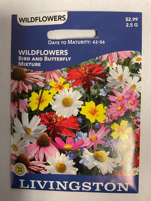WILDFLOWERS BIRD & BUTTERFLY