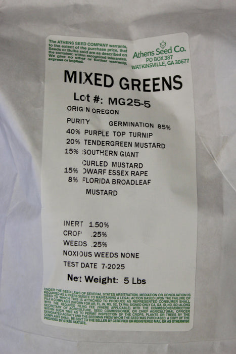 MIXED GREENS 5#