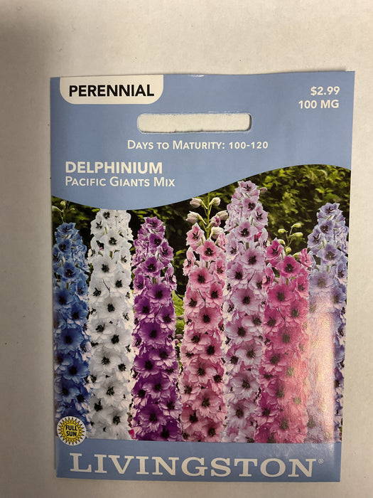 DELPHINIUM PACIFIC GIANTS MIX
