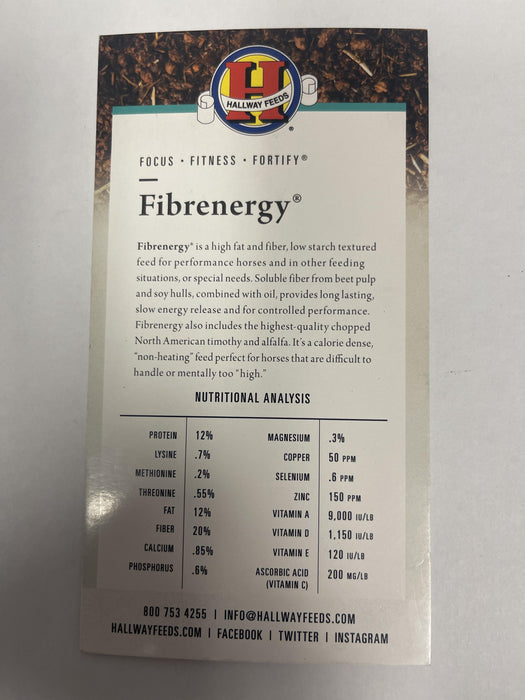 HALLWAY FIBRENERGY 50#