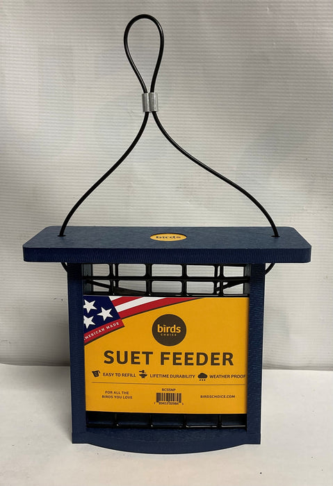 BIRDS CHOICE SUET FEEDER NAVY