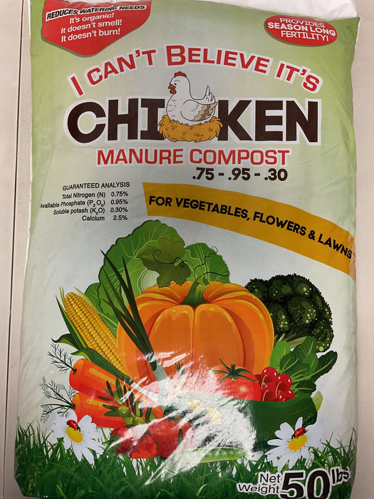 CHICKEN MANURE 50#