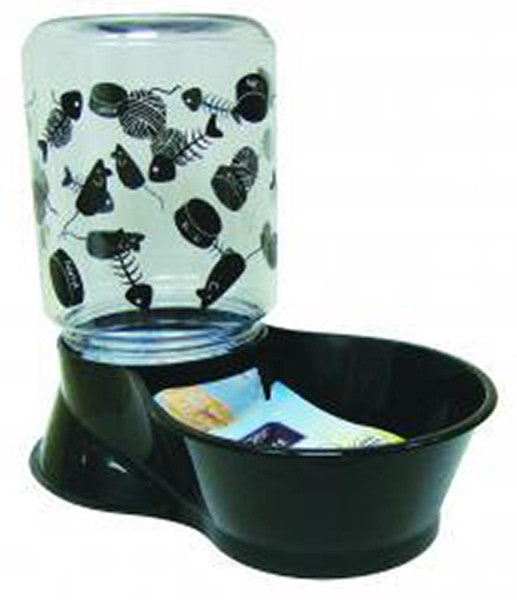 CAT FEEDER/FOUNT 64 OZ