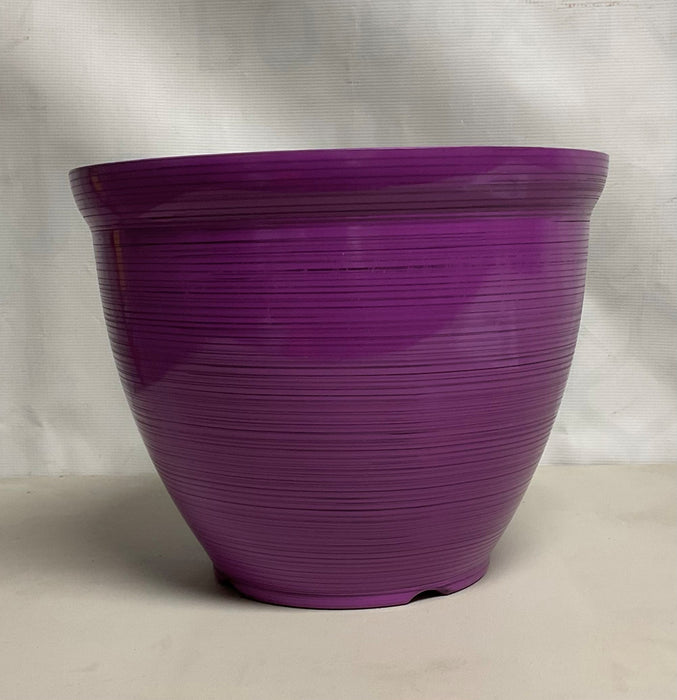 13" GLAZED BELL PLANTERS