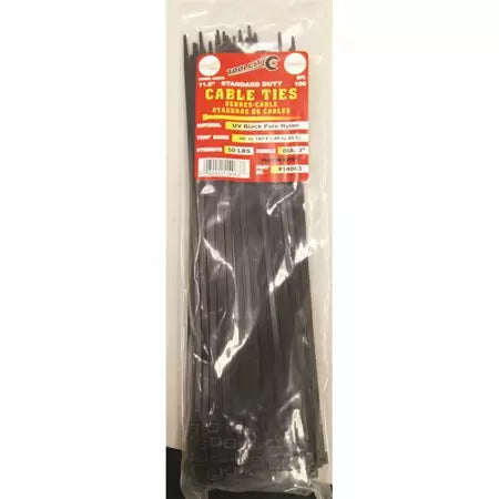 100PC BLACK 11.8" 50# STAND.