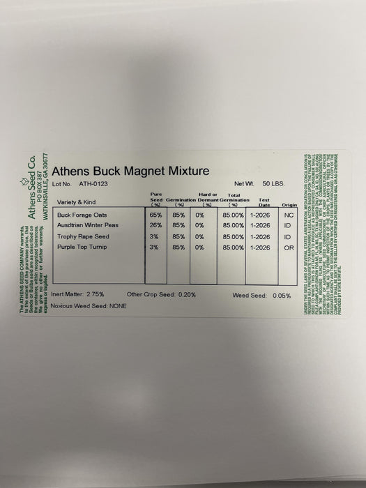 FALL MIX-BUCK MAGNET 50#