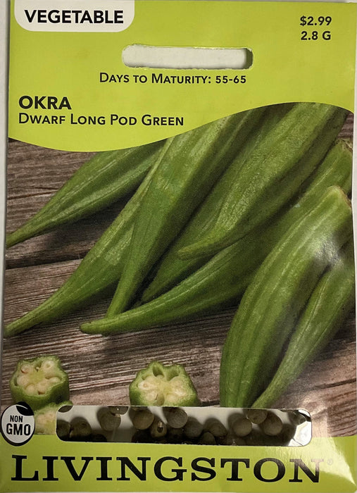 DWARF LONG POD OKRA 2.8G