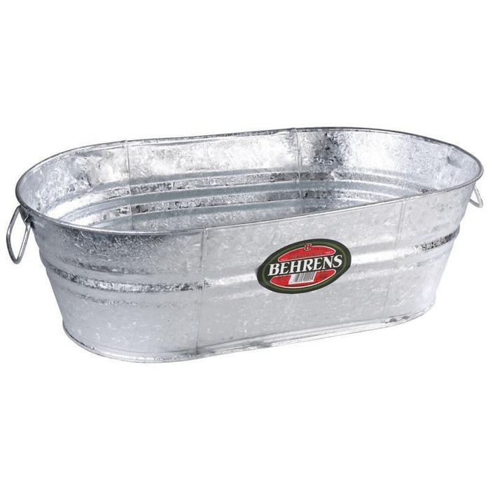7.5 GAL GALVANIZED OVAL TUB