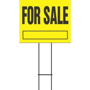 FOR SALE SIGN W/STAND