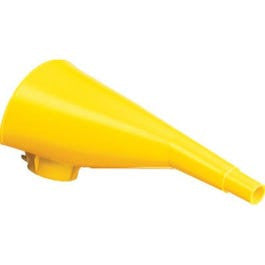 9" LONG YELLOW POLY FUNNEL