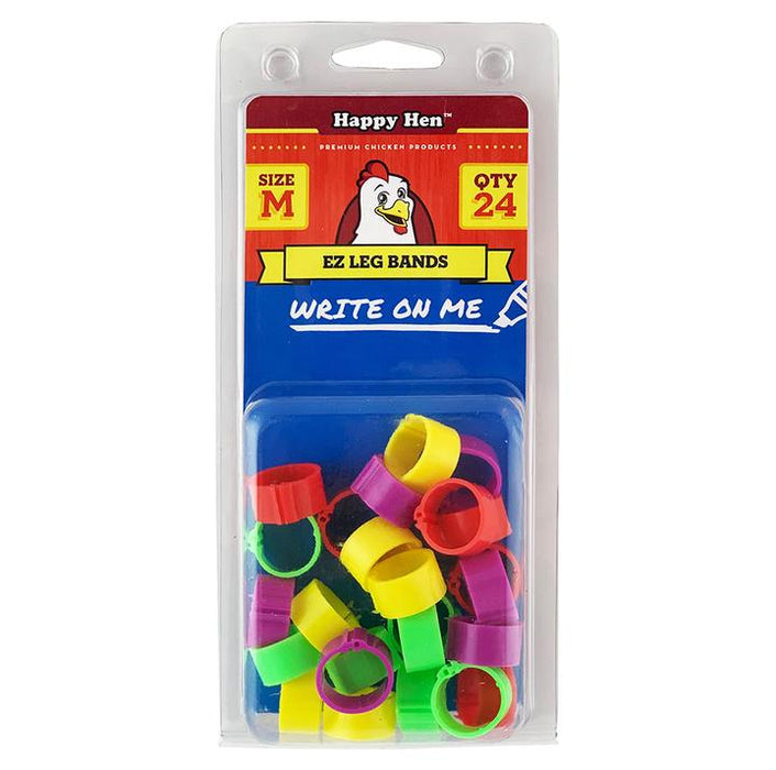 HAPPY HEN LEG BANDS S,M,L