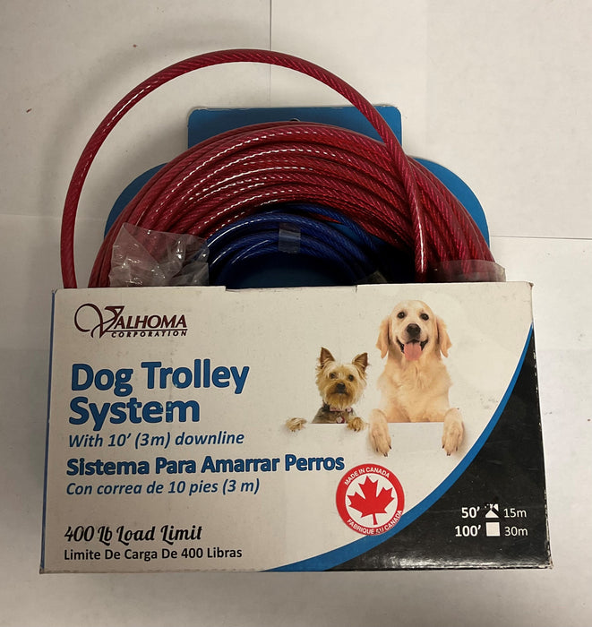 VALHOMA 100' DOG TROLLEY SYSTE