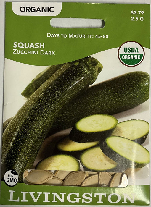 ORGANIC- SQUASH ZUCCHINI DARK