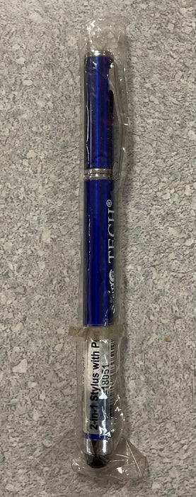2-IN-1 STYLUS W/PEN BLUE/PINK