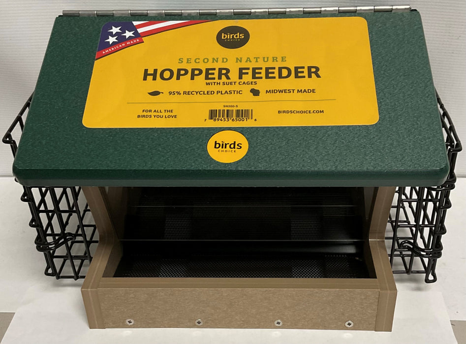 HOPPER FEEDER W SUET GR SN200-