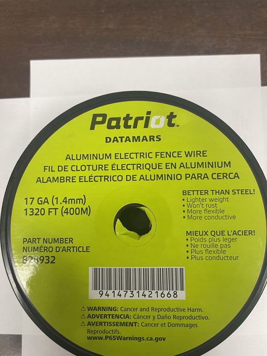 PATRIOT FENCE WIRE 17GA 1320FT