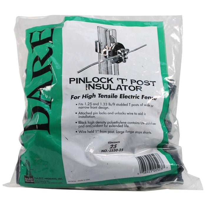DARE PINLOCK T-POST INSULATOR