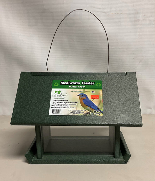 MEALWORM FEEDER HUNTER GREEN
