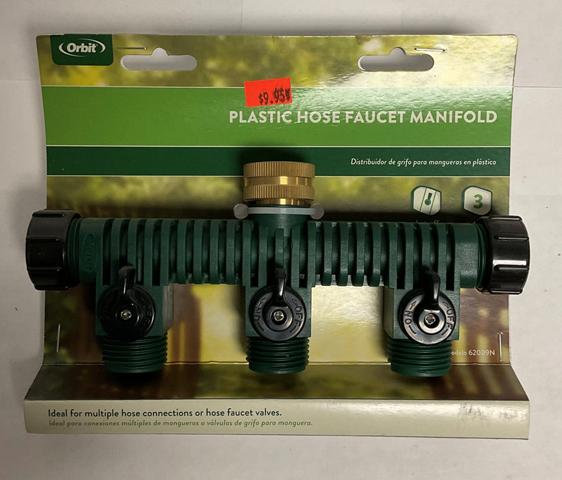 ORBIT PLASTIC MANIFOLD 3 WAY