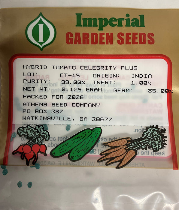 CELEBRITY TOMATO .125 GRAM