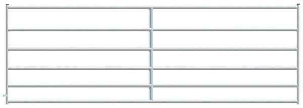 6 BAR GALV SQUARE CRN GATE 12'