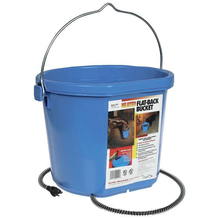 HEATED FLAT BACK BUCKET 20 QT