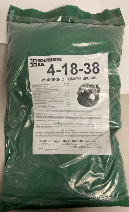 TOMATO SPECIAL 4-18-38 25#