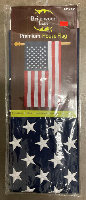 HOUSE FLAG EMBROIDERED AMERICA