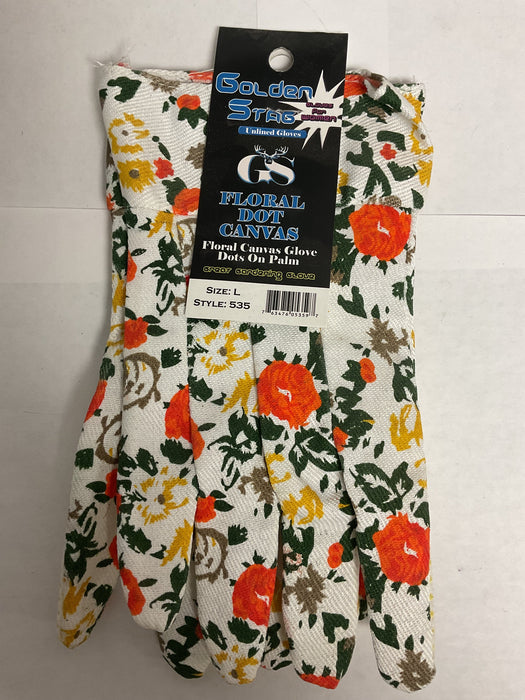 FLORAL DOT CANVAS LG 535