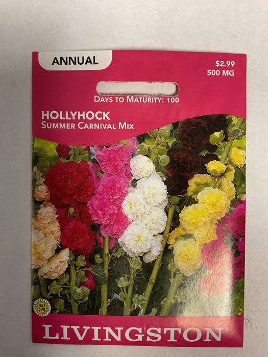 HOLLYHOCK SUMMER CARNIVAL MIX