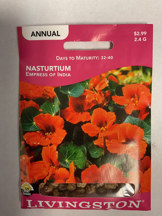 NASTURTIUM EMPRESS OF INDIA