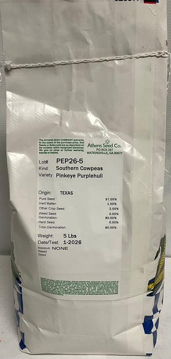 PURPLEHULL PINKEYE PEAS 5#