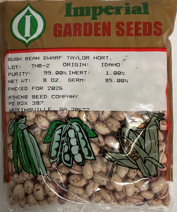 TAYLOR HORT. BUSH BEAN 1/2#
