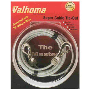 VALHOMA 15' TIE OUT MEDIUM DOG